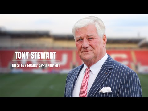 ???? Chairman Tony Stewart on the appointment of Steve Evans as first team manager ????
