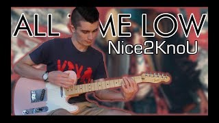 All Time Low - Nice2KnoU (Guitar & Bass Cover w/ Tabs)