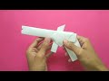 how_to_make_a_paper_gun_without_glue_that_shoots #1million #hacks