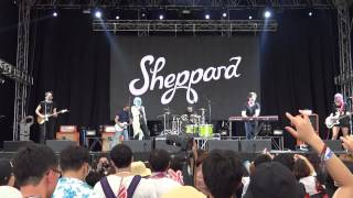 Sheppard- Flying Away and I&#39;m Not A Whore (Live at Pentaport)