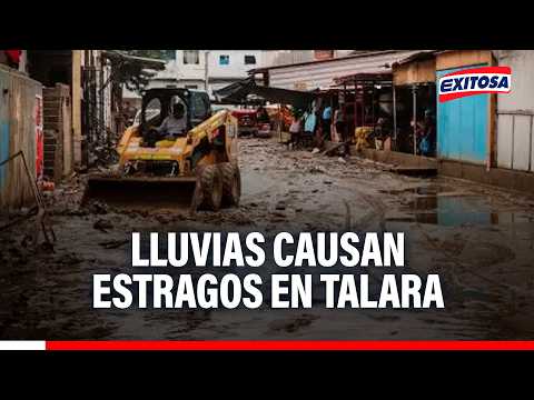 🔴🔵 Emergencia en Piura: Lluvia extrema provocó daños en viviendas y carretera de Talara