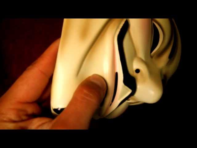 Vídeo relacionado con Máscara de V de venganza con delineador de ojos, máscara de Halloween de Narice Anonymous Guy Fawkes, accesorios de disfraz para adultos, novedad de 2023