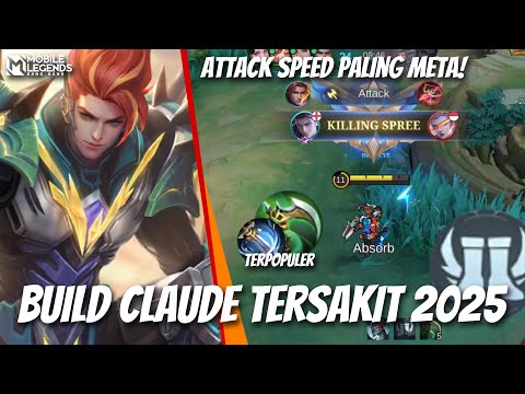 MM PALING GESIT! INI DIA BUILD CLAUDE TERSAKIT 2025 - ITEM CLAUDE PALING SAKIT 2025