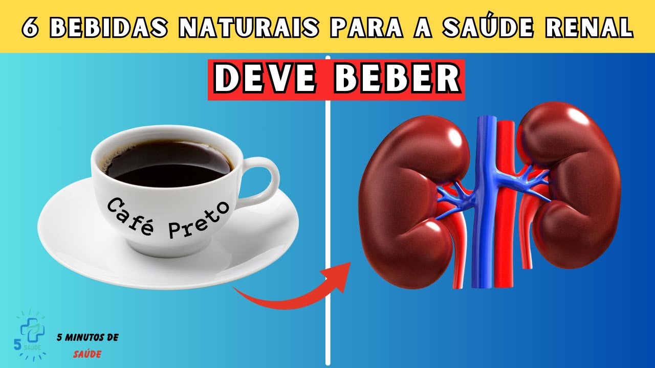 TOP 6 MELHORES bebidas naturais para a saúde renal