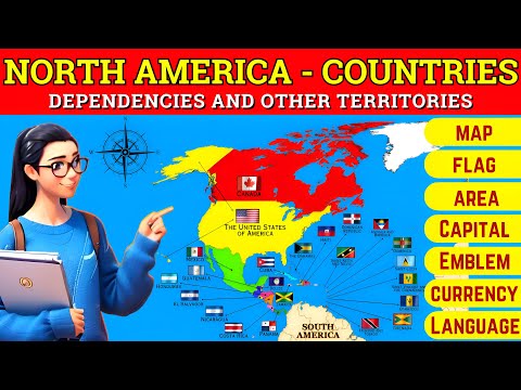 North America Map Explained | North American Countries & Territories Explained