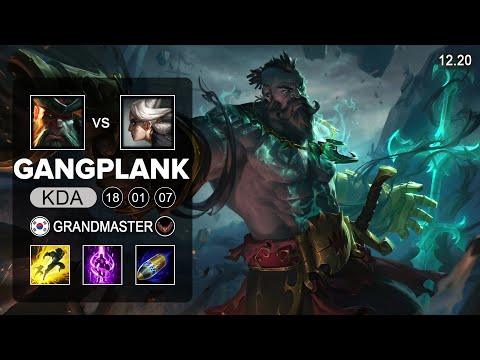 GangPlank vs Camille Top - KR Grandmaster - Patch 12.20 Season 12