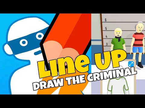 Line Up: Draw the Criminal iOS ANDROID GAMEPLAY | Kwalee Ltd - YouTube