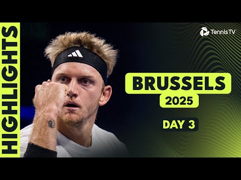 Fokina vs Giron, Collignon & Comesana Fun, Lehecka & Arnaldi FT | Brussels 2025 Highlights Day 3