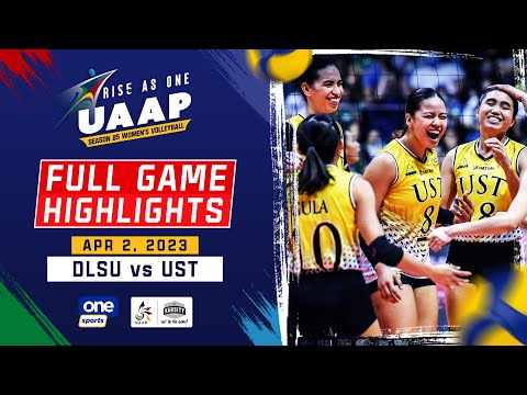 UST vs. DLSU round 2 highlights | UAAP Season 85 Women's Volleyball - Apr. 2, 2023