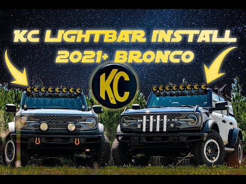 Bronco KC Lightbar Install