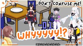 OkaKoro TeeTee~ Okayu SHRINKS!? Korone Goes FULL TRYHARD! 😭🤣 | Hololive Clip