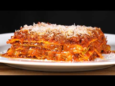 Lasagna Recipe 🇮🇹 How to Make Lasagna Bolognese Step-by-Step 🍝