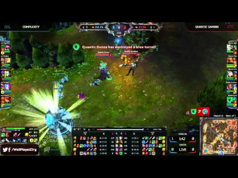 CompLexity Gaming vs Quantic Gaming | 2014 NA LCS Spring Promotion Season 4 | coL vs QTC