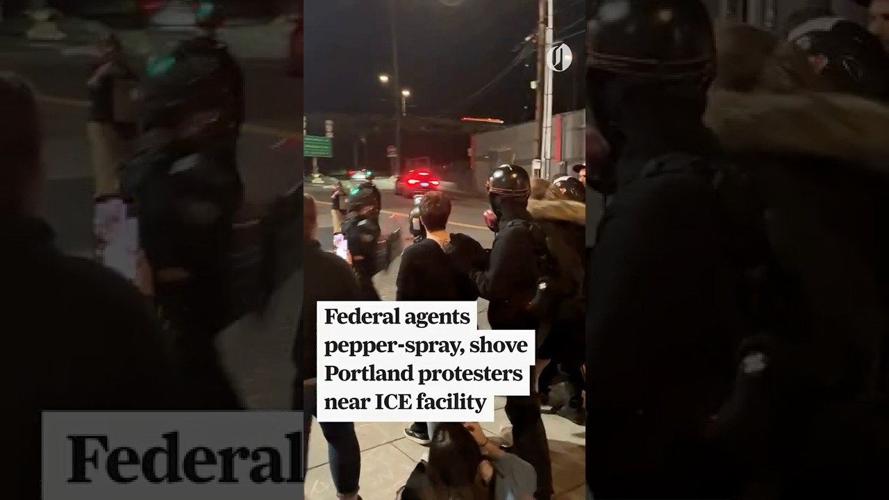 Video shows federal agents striking, spraying nonviolent Portland protesters