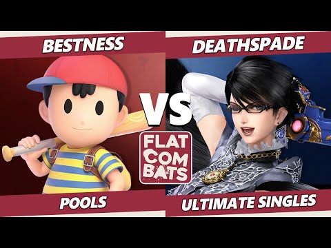 Flat Combats 4 Pools - BestNess (Ness) Vs. Deathspade (Bayonetta) SSBU Smash Ultimate