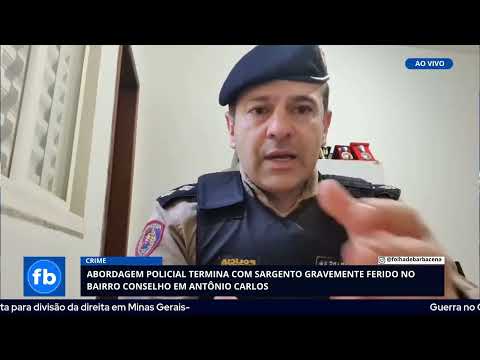 Comandante Andrade fala sobre caso de policial agredido em Antônio Carlos