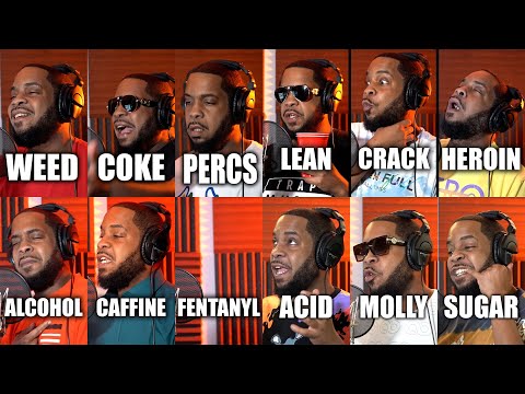 Rapping on 12 different substances