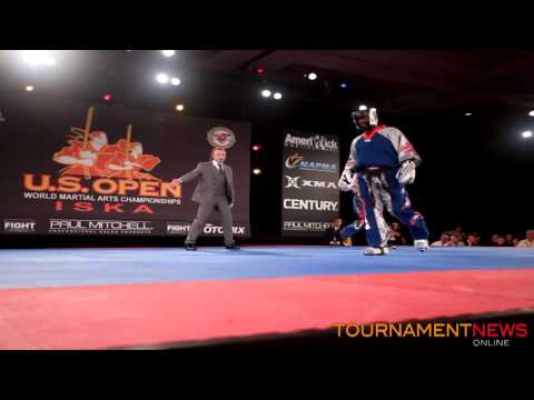 Jadi Tention vs Ross Levine Men's Fighting Semi Final at the 2013 US Open ISKA World Championship