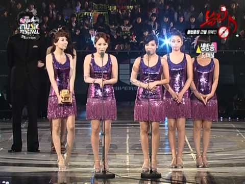 Wonder Girls win Best Music Video @ MKMF 2008 - 081115