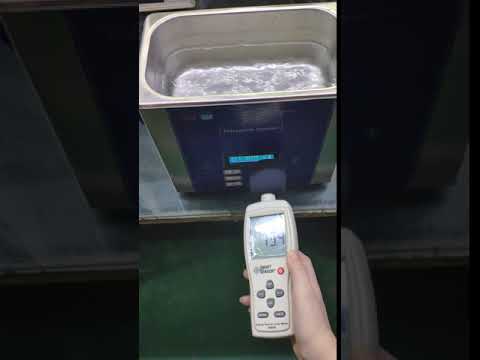 ultrasonic cleaning machine decibel test