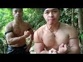 Hot Guy Muscle Flexing in the Mountain, (Machete) @John Carnal Official 🔥🇵🇭