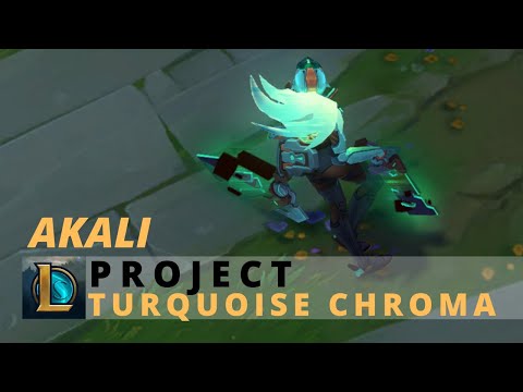 Project Akali Turquoise Chroma - League Of Legends