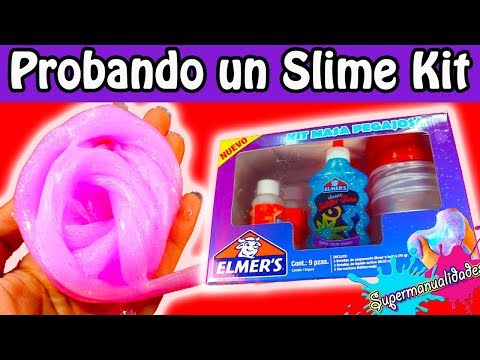 Probando un Kit de Slime Elmer's / Supermanualidades
