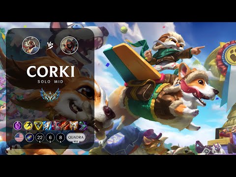 Corki Mid vs Zed - NA Challenger Patch 13.12