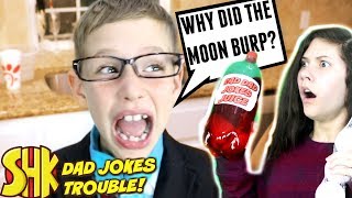 Dad Jokes Trouble! Noah Can&#39;t Stop Telling Bad Dad Jokes | SuperHeroKids