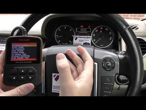 iCarsoft i930 Demonstration Review Check Engine Light Land Rover Jaguar Reset P0102
