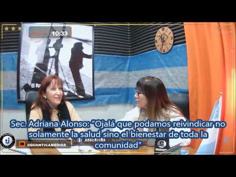 Sec. Adriana Alonso: “Ojalá que podamos reivindicar no  solamente la salud sino el bienestar de toda la  comunidad”