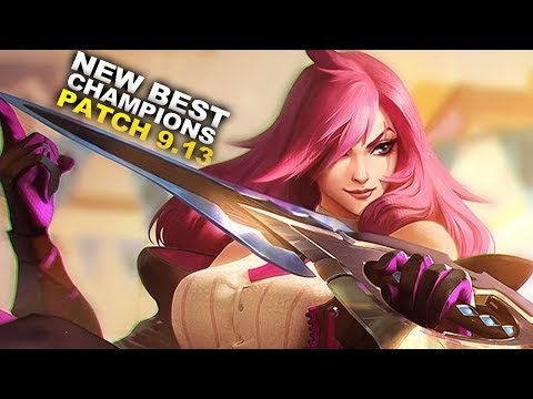 New Best Champions for Patch 9.13 Season 9 for Climbing in EVERY ROLE