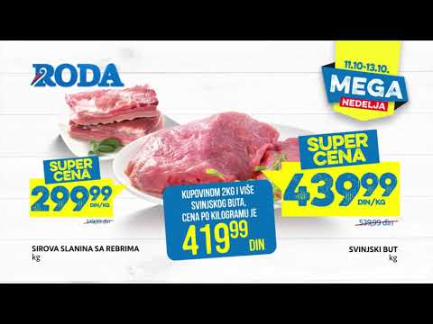 Roda | Mega nedelja 11.10 - 17.10.2019.