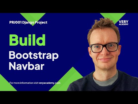 Django Project | Build Navbar Template with Bootstrap thumbnail