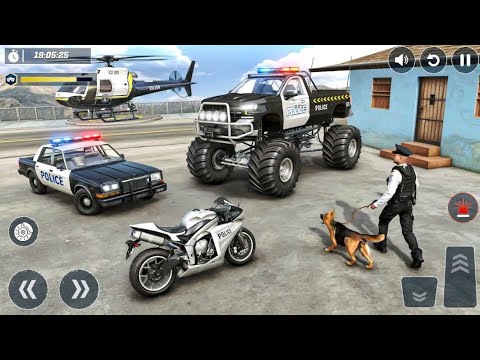 Police 4×4 Monster Truck Games - Police Monster Truck Offroad Driving Game - Android Gameplay
