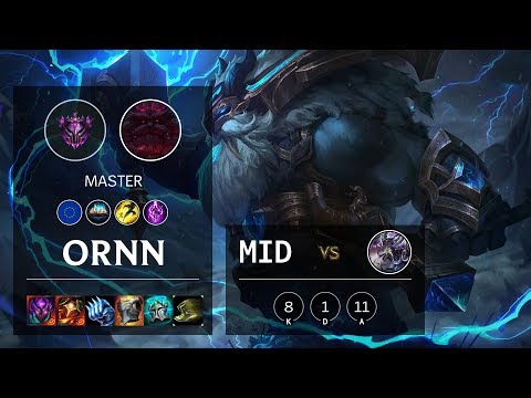 Ornn Mid vs Kassadin - EUW Master Patch 10.7