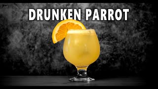 Bold, Fruity, & Refreshing – The Drunken Parrot Cocktail! 🍹🌴