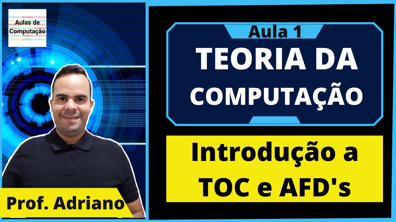 Teoria da Computação 1 - Introdução a TOC e AFD's - Autômatos Finitos Determinísticos