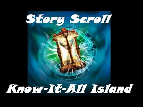 Story Scroll - Know-It-All Island