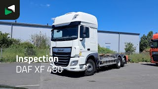 DAF XF 480 6X2 SSC Retarder 2x Tanks Lif+Lenkachse Standklima LED AC container chassis for sale - Image 4 | Autoline DAF XF 480 6X2 SSC Retarder 2x Tanks Lif+Lenkachse Standklima LED AC container chassis | Image 4 - Autoline