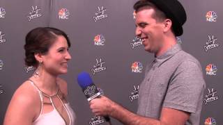 Audra McLaughlin | The Voice Top 10 Red Carpet Interview | AfterBuzz TV
