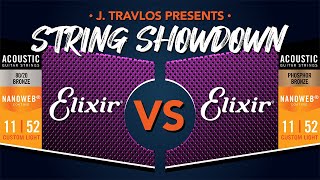 Video thumbnail for String Showdown: Elixir 80/20s VS Elixir Phosphor Bronze Acoustic Guitar Strings by J.Travlos