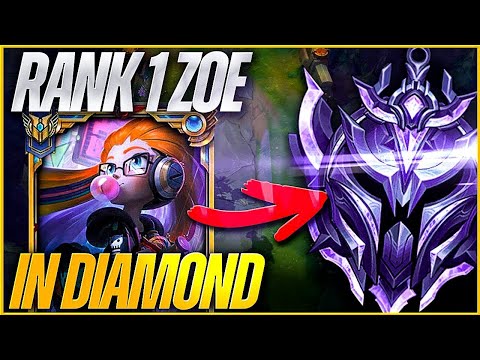 RANK #1 ZOE WORLD VISITS DIAMOND! (CHALLENGER IN DIAMOND) Ft. Ejsner!- League of Legends