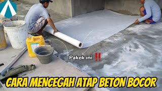 Waterproofing, prevents concrete roof leaks