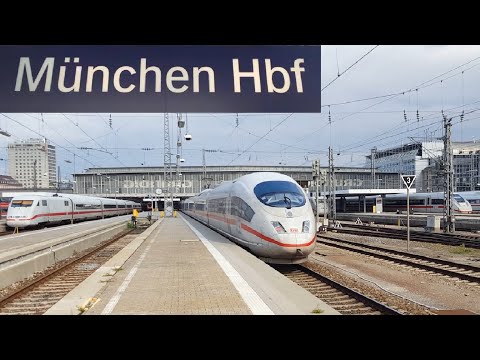 München Hbf(Munich main station): All ICEs ohne ICE T,ÖBB-EC,Meridian,RE,RB