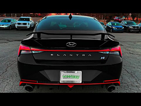 Hyundai Elantra N (2023) - interior and Exterior Details (Aggressive Sedan)
