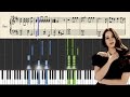 Lana Del Rey - High By The Beach - Piano ...