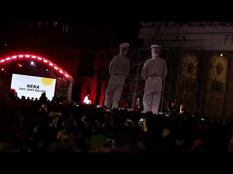 Nena 99 Luftballons Einheitsfest Berlin 03.10.2018 Brandenburger Tor - Wir sind mehr -