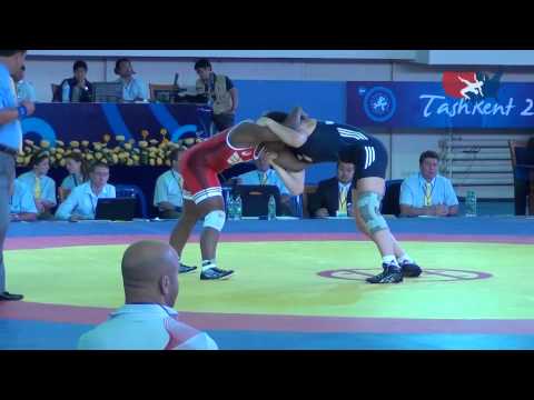 69 KG Round 1 - Randi Miller (USA) vs Agnieszka Wieszczek-Kordus (POL)