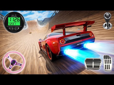 Mega Ramp Stunt Racing 3D – Impossible Car Driving Simulator - Android Gameplay